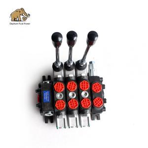 China DCV60 3 Spool Hydraulic Spool Valve Monoblock Anti Cavitation factory