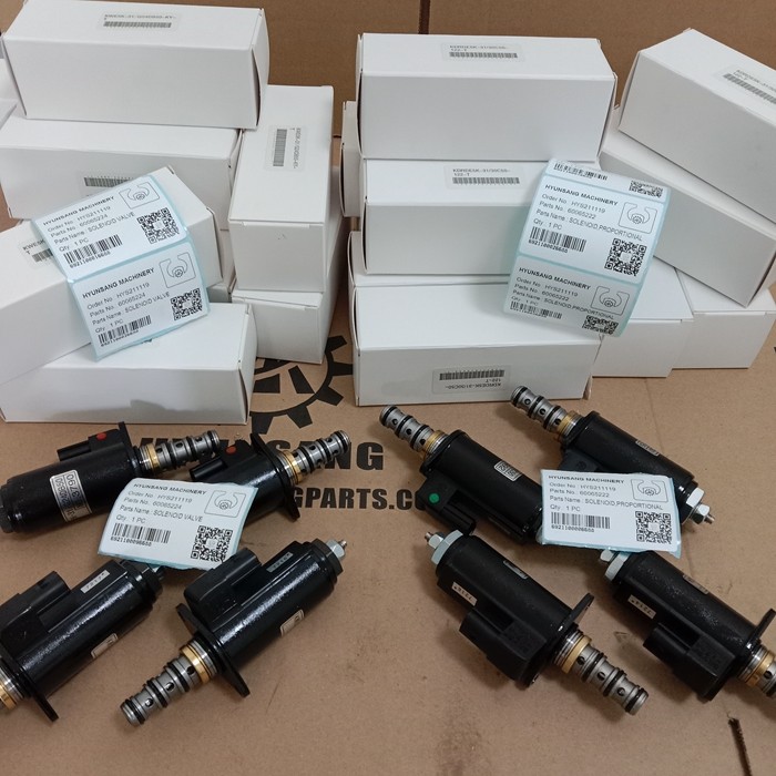 Solenoid Valve 60065224 60007894 60007892 60007891 Excavator Electrical Parts