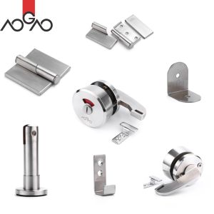 China Customizable Toilet Cubicle Hardware Toilet SS304 Partitions And Accessories on sale