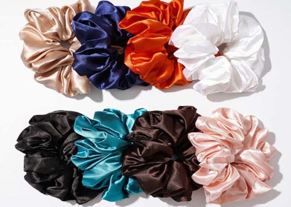 Instagram large scrunchie smooth satin French elegant circle cloth circle Korean
