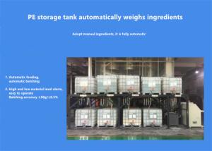 China PE Storage Tank Automatically Weighs Ingredients Protective Film factory