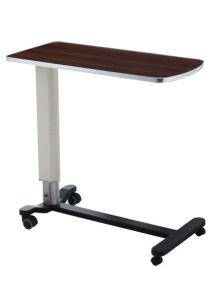 China Folded Overbed Table Hospital Bed Accessories Aluminum Material Movable factory