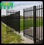 Wrought Iron Steel Fence Home Garden Ornamental Black Decorative Metal