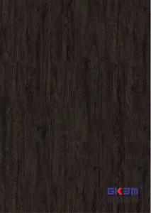 China Eco Friendly SPC Flooring 4mm Waterproof Fireproof E0 Formaldehyde Mocha Black Teak GKBM SY-W3010 factory