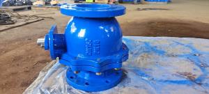 China Flanged Ductile Iron Ball Valve Vertical ODM factory