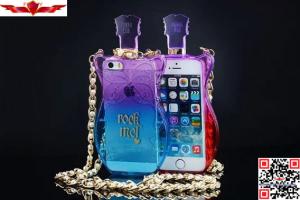 China 100% Brand New Fashion Design Colorful Anna Bottle Cover Case For Iphone 5 5S High Quality factory