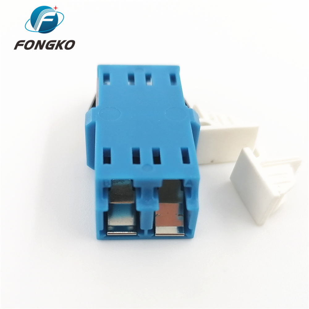 LC to LC UPC Duplex Optic Fiber Adapter Singlemode Coupler Flange