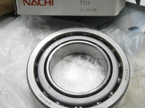 NACHI RS 2RZ 2RS Single Row Angular Contact Ball Bearings Nylon / Brass Cage