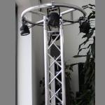 Round Square Top Ring Luminous Tower Black Silver F34 F24 Aluminum Alloy Stage