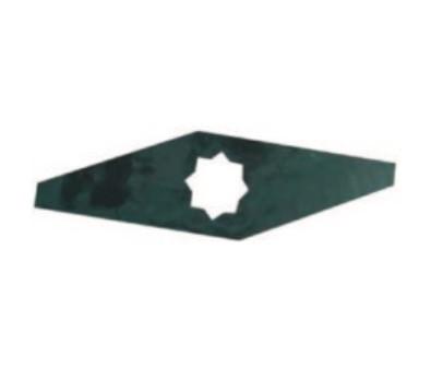 8 Inch 2 Tooth Brush Cutter Blades Attachment Steel Plate For Cutter Grass