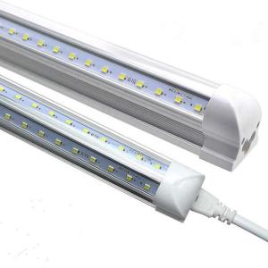 China Led Tube Light V Shape Fixture T8 4ft Flicker Free 3000k 4000k 0-10V Dimmable 160LM/W factory