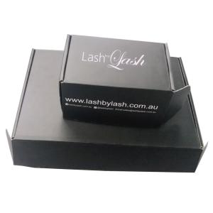 China Custom Black Clothing Rigid Cardboard Corrugated Boxes For Packaging factory