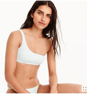 China Reversible one-shoulder bikini top factory