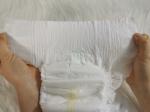 Non Woven Fabric Disposable Baby Diapers With PE Backsheet