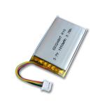 GPS Tracker 3.7V 653248 Li Ion Battery Pack , 1000mah Small Li Polymer Battery