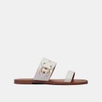 2021 New Arrivals Women Shoes Low Heel Leather Slipper Women Summer Slides Chain