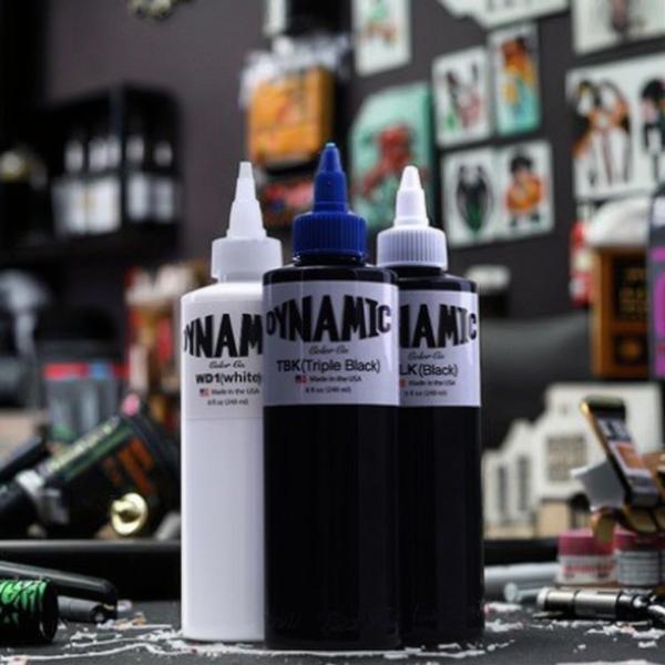 China 240ml TBK Triple Black Tattoo Ink Pigment for Permanent Makeup with Emulsion Cut Line Fog Color Black factory