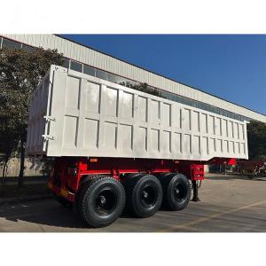 China 3 Axle 12R20 Tires 12 Tires Mechanical Suspension (Airbag Suspension Can Be Customized To The Customer) Dump Semi-Trailer factory