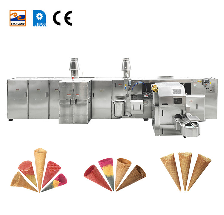 Automatic Multi-Functional Waffle Ice Cream Biscuit Production Equipment, With After-Sales Service