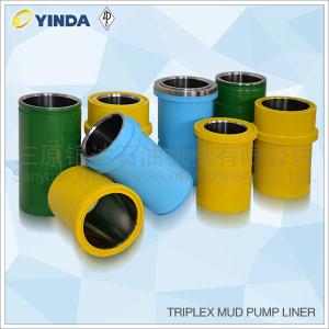 China Triplex Mud Pump Parts Bimetal Liner Chromium 26-28% HRC Than 60 Stable factory
