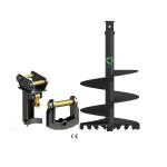 Portable Drill Hydraulic Earth Auger Machine Ground Hole Drill Torque 8000 Nm