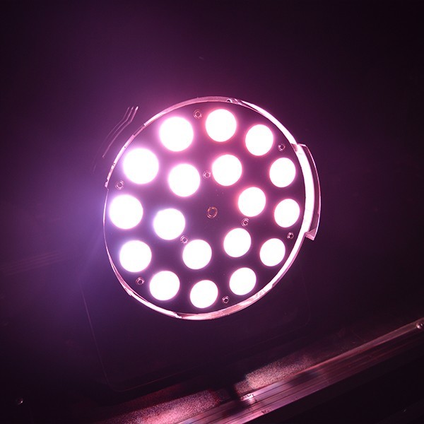 Wash Function Led Rgb Par Lights , 18x18w Stage Par Can Lights For Weddings