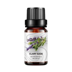 China 10ml Organic Clary Sage Essential Oil Aromatherapy Body Diffuser Spa factory