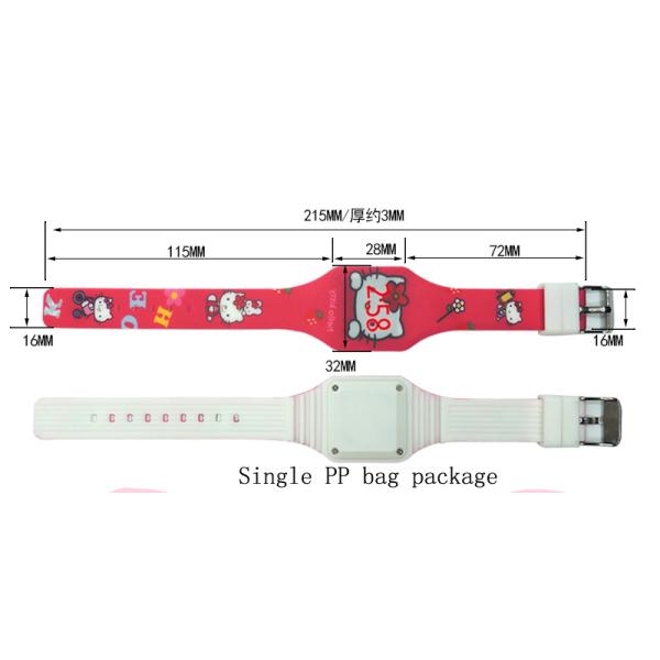 hello kitty cat animal Children's Electronic Silicone Watch LED Touch Cartoon Watch Promotion Custom Gift KT Cat Cartoon