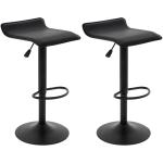 Customized Color ALINUNU Swivel Bar Stools PU Leather Airlift Bar Chair for