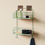 28*11.45*42.94cm Modern Metal Shower Caddy for Home Storage Organization