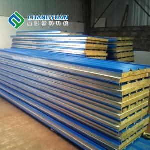 China 50mm-200mm Sandwich Sheet For Roofing PVC/SMP/PVF surface on sale