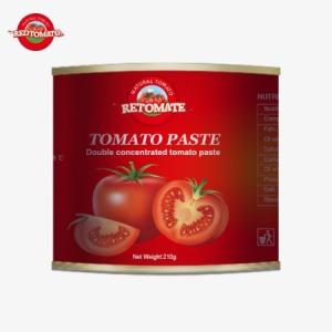 China 210g Canned Tomato Paste Adheres To Production Standards Set By ISO HACCP BRC And FDA factory