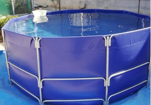 Waterproof And Fireproof PVC Fish Pond With Laminated PVC Pool Liner Collapsible Fish Tank
