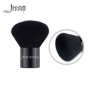 China Copper Ferrule Buffer Synthetic Makeup Brushes Set dense handcrafted factory