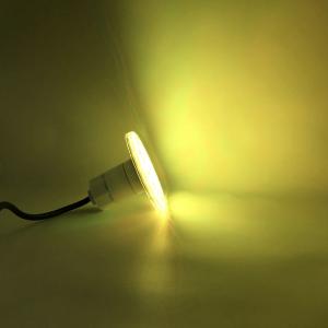 China Plastic Pure White 6300K 15W Fiberglass Pool Light factory