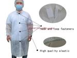 Disposable Lab Coats Nonwoven Fabric Work Coveralls Food Workshop White Ropa