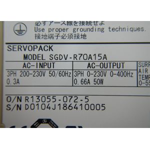 SGDV-R70A15A 200V Yaskawa New AC Servo Amplifier In Original Box