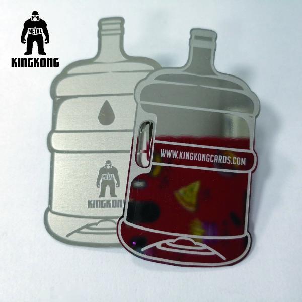 China KingKong  Creative Diy Clear Business Cards With Aqueous Coating No Fingerprint factory