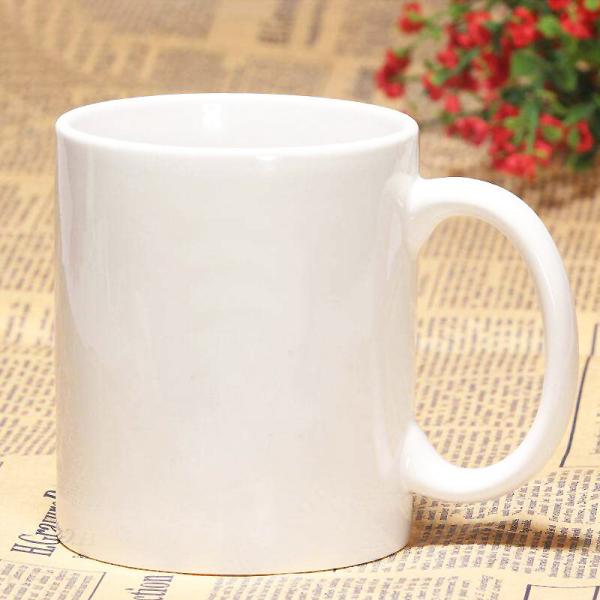China A Grade White 11oz Custom Ceramic Coffee Mugs factory