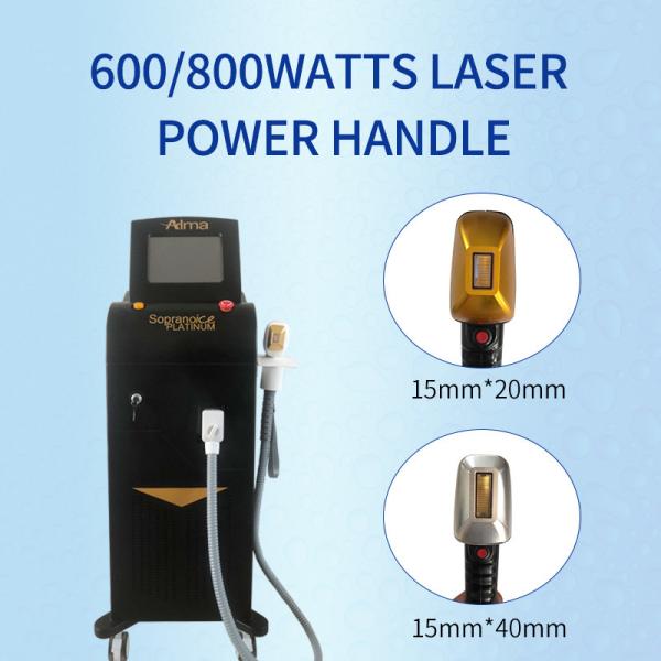 Diode Laser Hair Removal Machine With 808nm+755nm+1064nm Painless Fast Hair