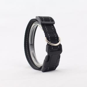 China Nylon Reflective Pet Collars and Leash, Dog Collar in night factory