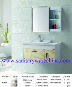 China Modern Alunimun bathroom cabinet / aluminum alloy bathroom cabinet/Mirror Cabinet /H-9607 factory
