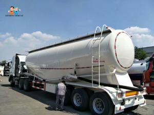 China 100cbm V Type Fly Ash 80T Loading Cement Tanker Trailer factory