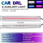 Universal Super Bright Car Trucks DRL Waterproof 12V LED Strips COB Car LED Fog