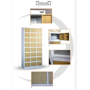 24 Doors Smart Digital Electronic Beach Barcode Locker Fashional