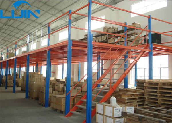 Multi - Category Mezzanine Storage Systems , Groceries Warehouse Mezzanine