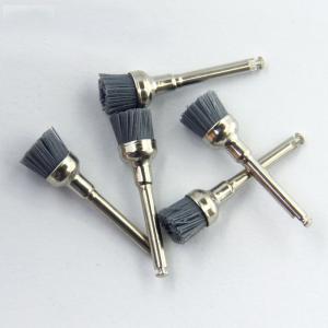 China Soft Dental Prophy Brush Cup Shape Abrasive Fiber Silicon Carbide factory