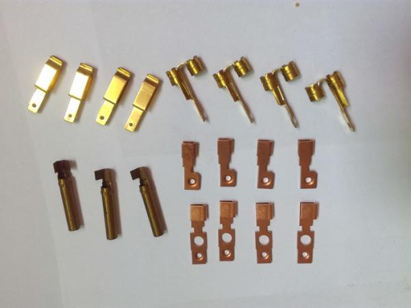 Customized Metal Stamping Brass , Punching Metal Stamping Dies Copper Contact