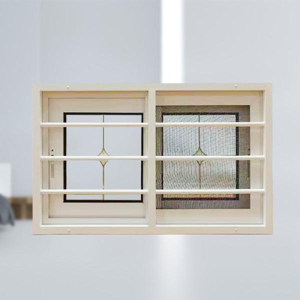 Weather Resistant Brown Aluminum Glass Windows Metal Framed Aluminium Glass