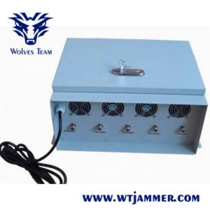 China GSM 2g 3G 4G WiFi 2.4G GPS Waterproof Outdoor Signal Jammer With Cooling System factory